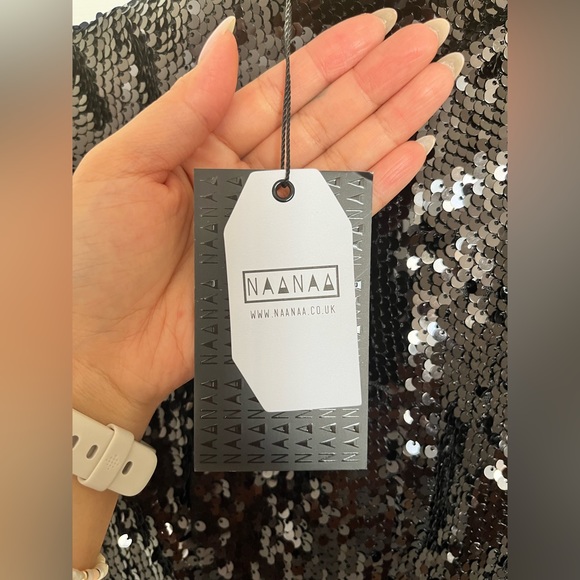 BRAND NEW NAANAA (ASOS) SEQUIN DRESS (SIZE 6) - Picture 5 of 5